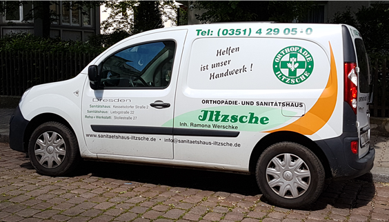 Fahrzeug von Orthopädie- und Sanitätshaus Iltzsche